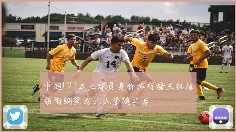 中超U23本土球员身价排行榜王钰栋领衔铜梁龙三人紧随其后